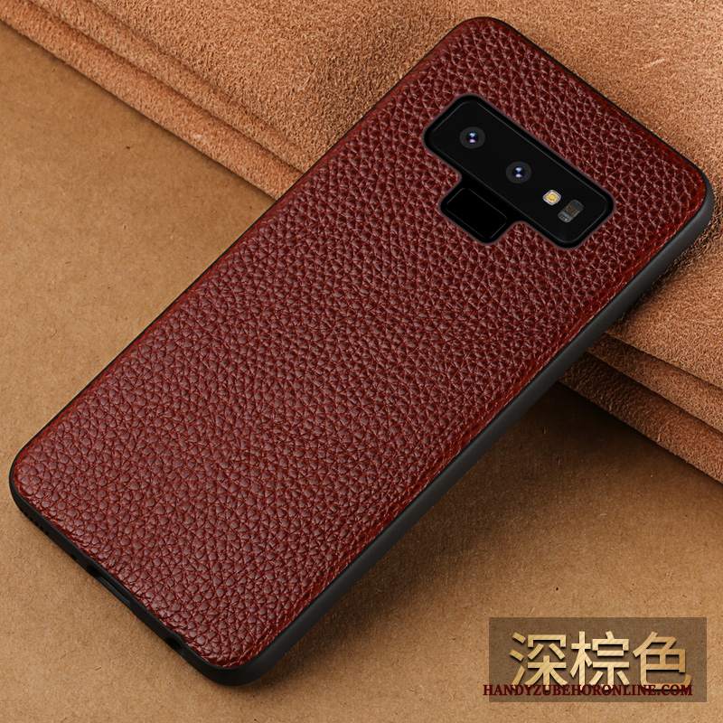 Custodia Samsung Galaxy Note 9 Pelle Di Personalità Anti-caduta, Cover Samsung Galaxy Note 9 Creativo Marchio Di Tendenza Nuovo