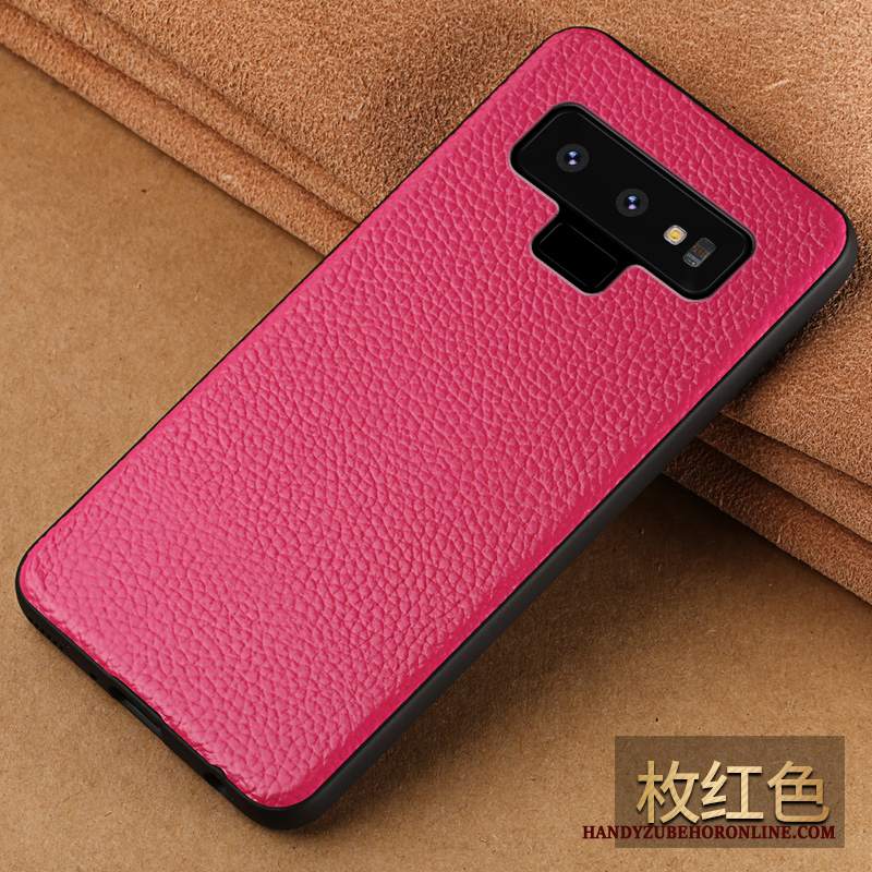 Custodia Samsung Galaxy Note 9 Pelle Di Personalità Anti-caduta, Cover Samsung Galaxy Note 9 Creativo Marchio Di Tendenza Nuovo