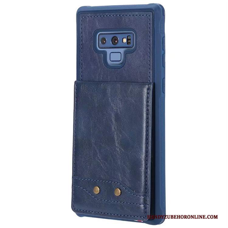 Custodia Samsung Galaxy Note 9 Pelle Ornamenti Appesitelefono, Cover Samsung Galaxy Note 9 Borse Carta Morbido