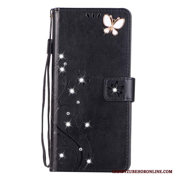 Custodia Samsung Galaxy Note 9 Pelle Ornamenti Appesitelefono, Cover Samsung Galaxy Note 9 Strass Verde Carta