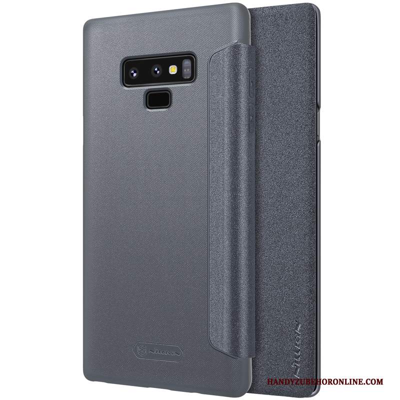 Custodia Samsung Galaxy Note 9 Pelle Oro Leggere, Cover Samsung Galaxy Note 9 Protezione Telefono