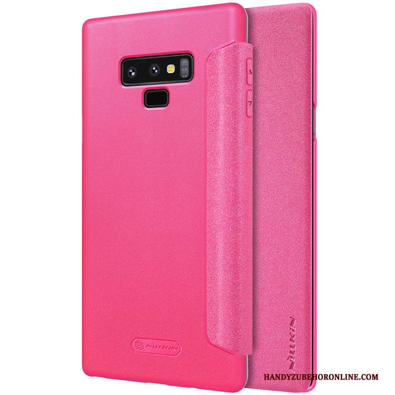 Custodia Samsung Galaxy Note 9 Pelle Oro Leggere, Cover Samsung Galaxy Note 9 Protezione Telefono