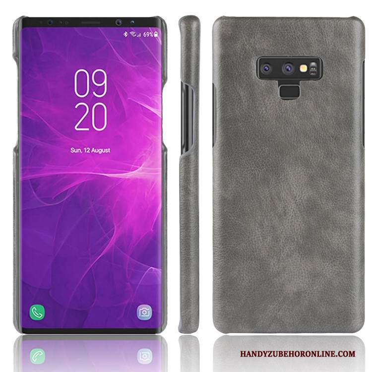 Custodia Samsung Galaxy Note 9 Pelle Qualità Difficile, Cover Samsung Galaxy Note 9 Protezione Telefono Modello