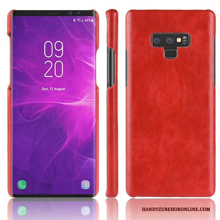 Custodia Samsung Galaxy Note 9 Pelle Qualità Difficile, Cover Samsung Galaxy Note 9 Protezione Telefono Modello