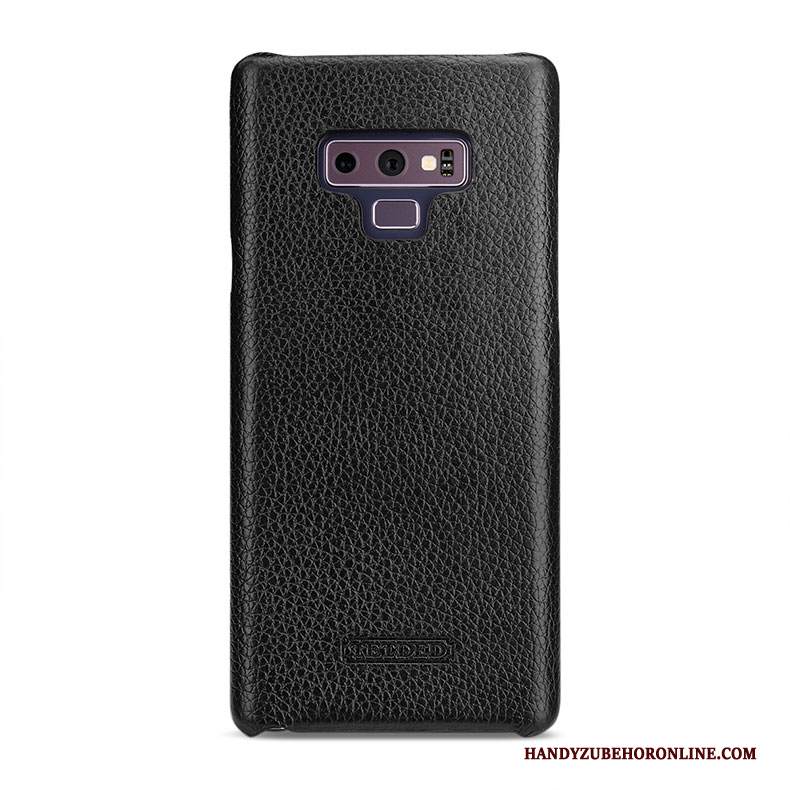 Custodia Samsung Galaxy Note 9 Pelle Telefono Verde, Cover Samsung Galaxy Note 9 Protezione Coperchio Posteriore