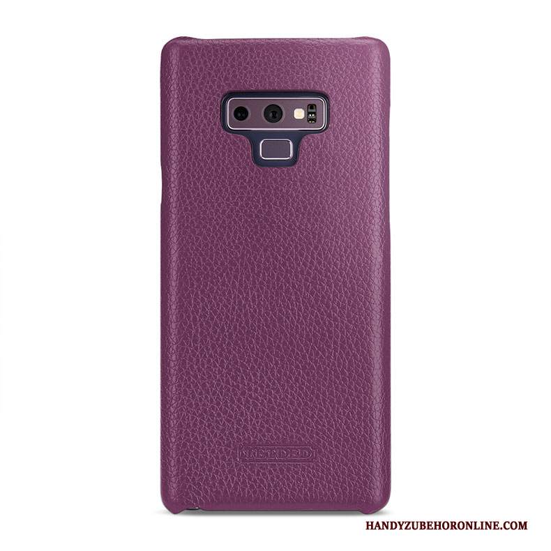 Custodia Samsung Galaxy Note 9 Pelle Telefono Verde, Cover Samsung Galaxy Note 9 Protezione Coperchio Posteriore