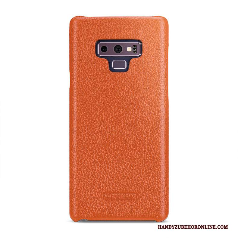 Custodia Samsung Galaxy Note 9 Pelle Telefono Verde, Cover Samsung Galaxy Note 9 Protezione Coperchio Posteriore