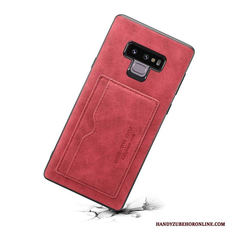 Custodia Samsung Galaxy Note 9 Protezione Anti-caduta Carta, Cover Samsung Galaxy Note 9 Supporto Morbido