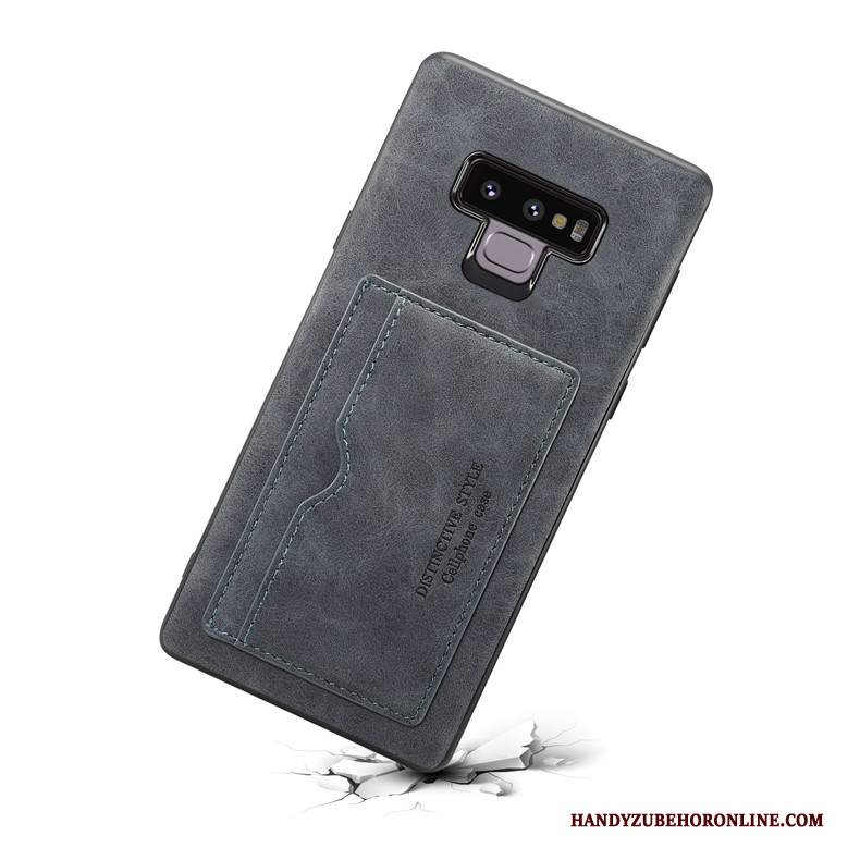 Custodia Samsung Galaxy Note 9 Protezione Anti-caduta Carta, Cover Samsung Galaxy Note 9 Supporto Morbido