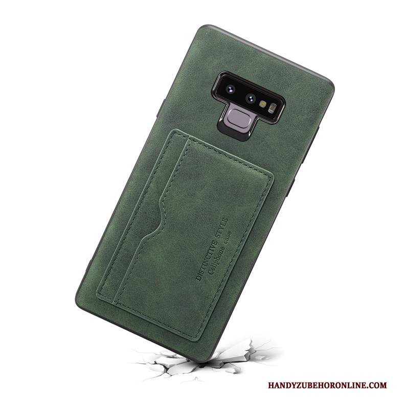 Custodia Samsung Galaxy Note 9 Protezione Anti-caduta Carta, Cover Samsung Galaxy Note 9 Supporto Morbido