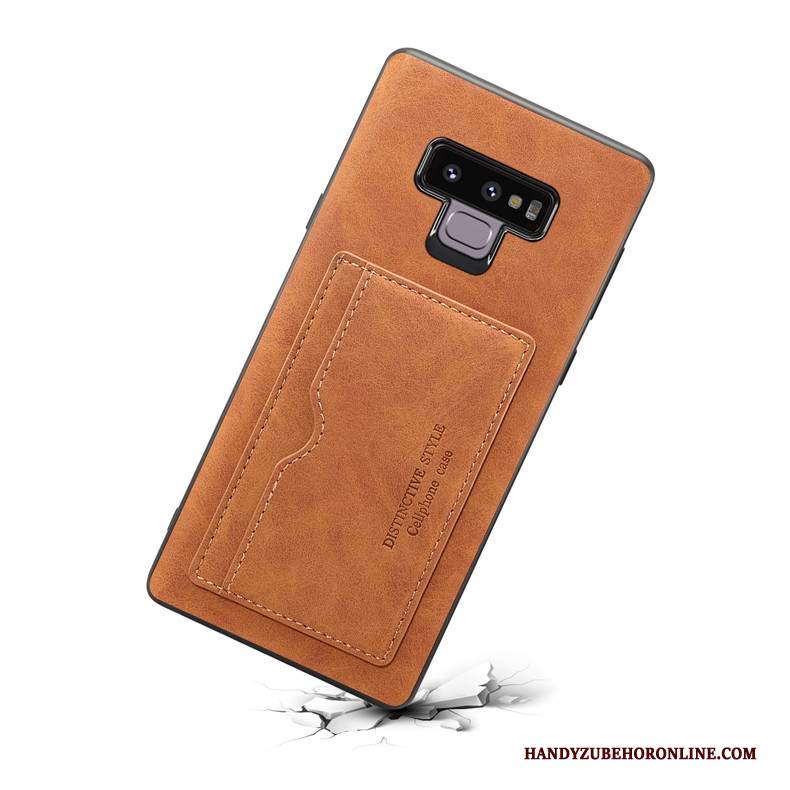 Custodia Samsung Galaxy Note 9 Protezione Anti-caduta Carta, Cover Samsung Galaxy Note 9 Supporto Morbido