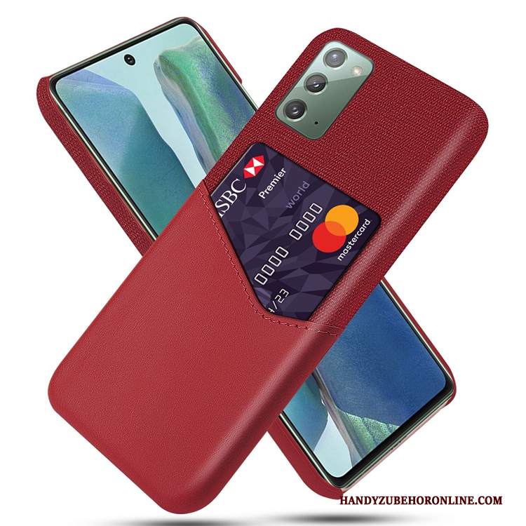 Custodia Samsung Galaxy Note20 Macchiati Borse, Cover Samsung Galaxy Note20 Rosso Anti-caduta