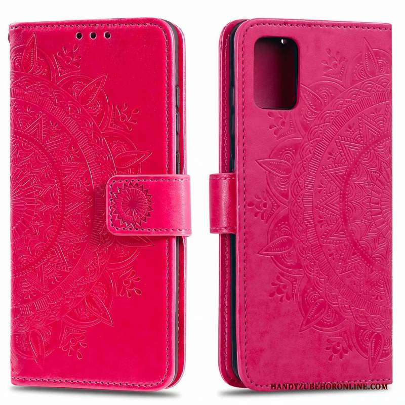 Custodia Samsung Galaxy Note20 Pelle Borse Carta, Cover Samsung Galaxy Note20 Folio Rosa