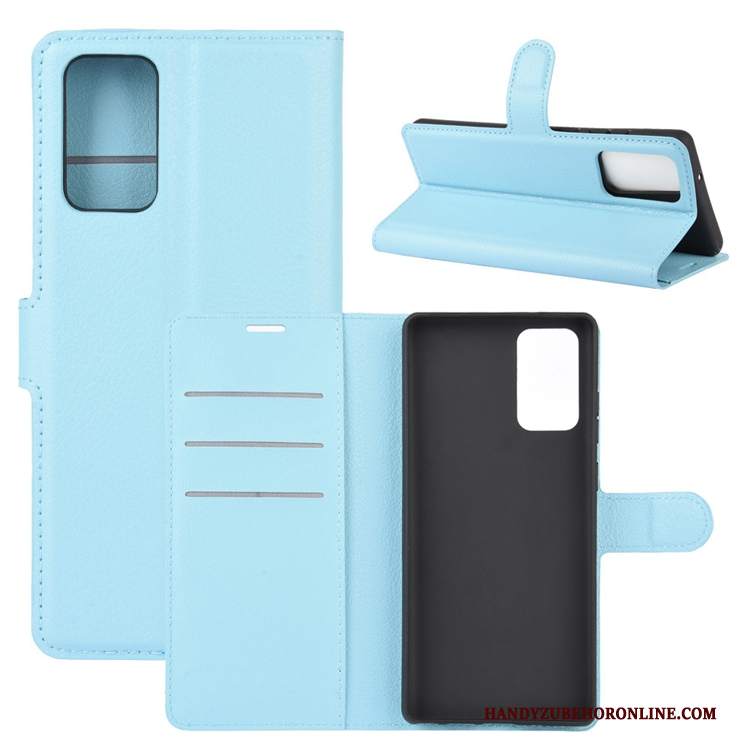 Custodia Samsung Galaxy Note20 Ultra Pelle Blu Antiscivolo, Cover Samsung Galaxy Note20 Ultra Folio Cartatelefono