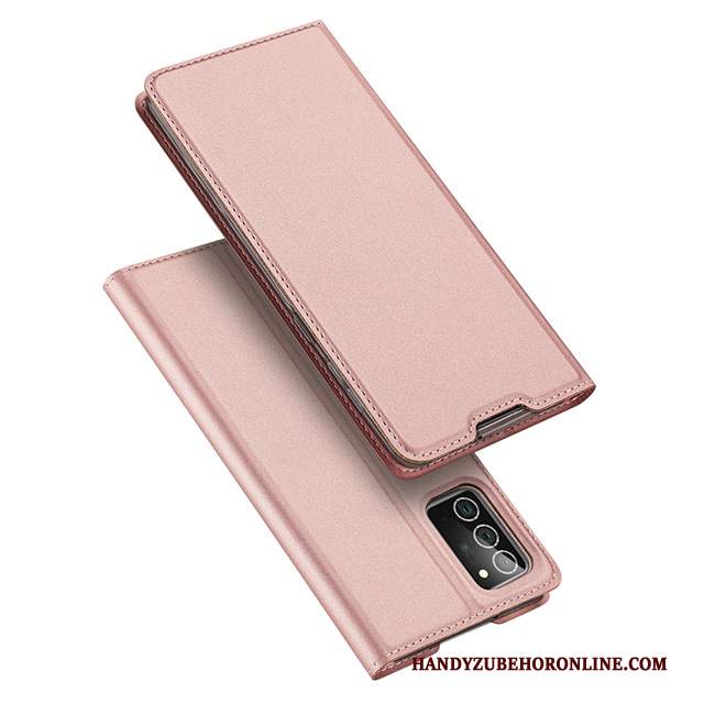 Custodia Samsung Galaxy Note20 Ultra Pelle Rosa Magnetico, Cover Samsung Galaxy Note20 Ultra Folio Telefono Sottile