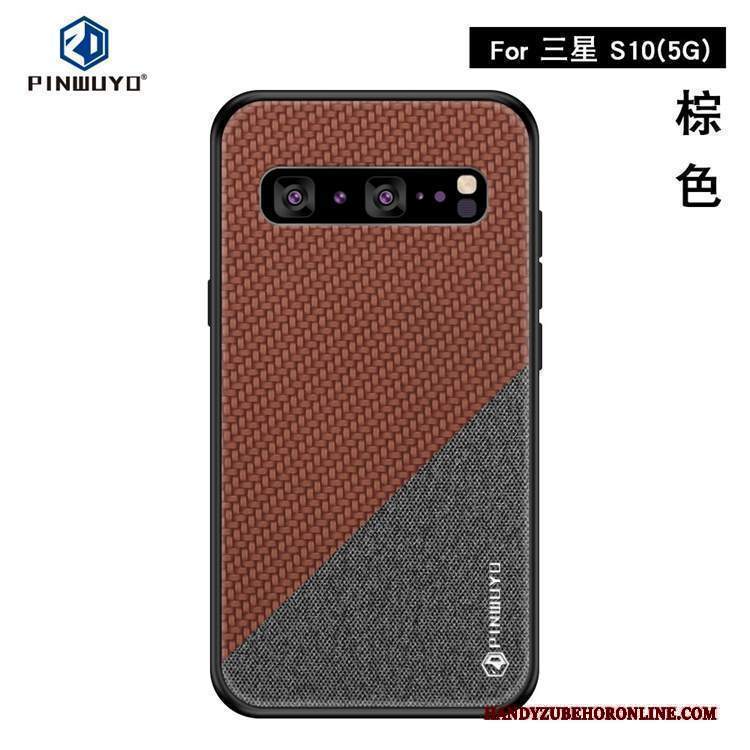 Custodia Samsung Galaxy S10 5g Anti-caduta Panno, Cover Samsung Galaxy S10 5g Telefono Modello