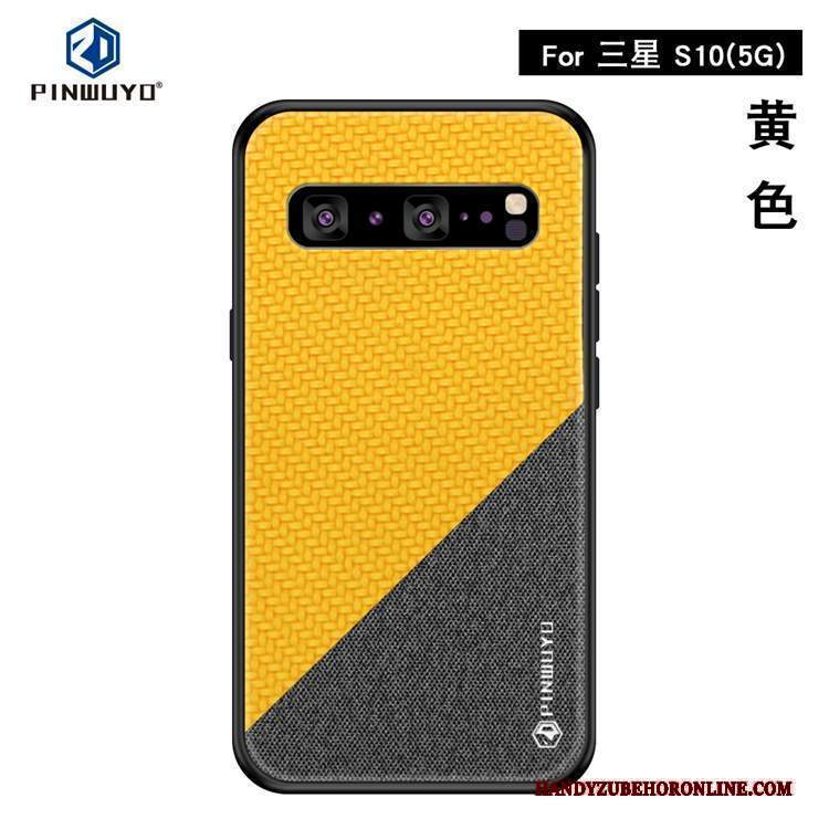 Custodia Samsung Galaxy S10 5g Anti-caduta Panno, Cover Samsung Galaxy S10 5g Telefono Modello