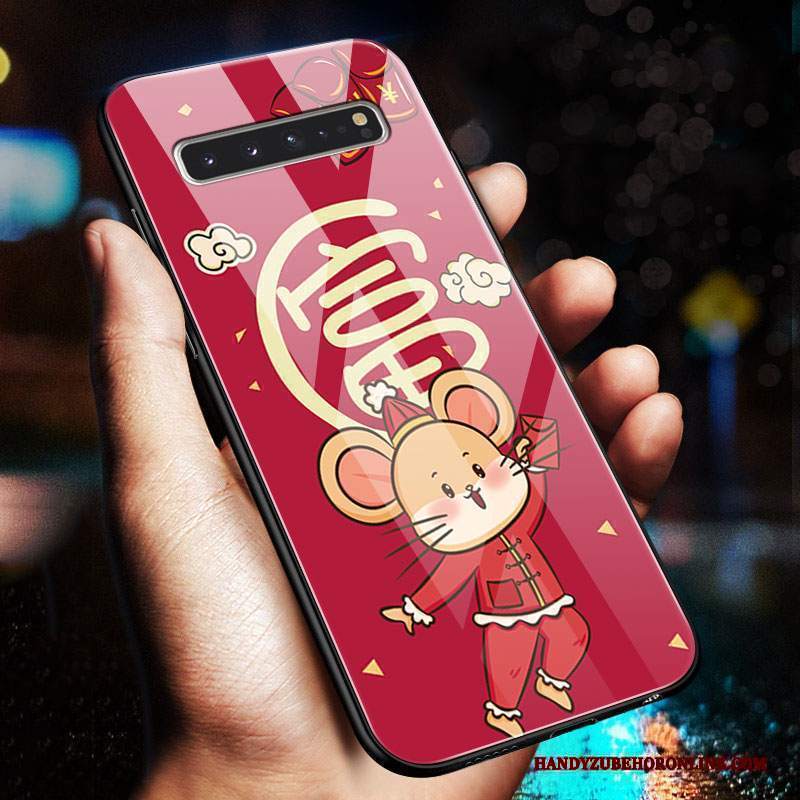 Custodia Samsung Galaxy S10 5g Cartone Animato Net Red Nuovo, Cover Samsung Galaxy S10 5g Silicone Telefono Sottile