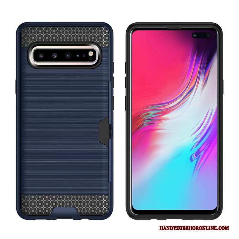 Custodia Samsung Galaxy S10 5g Protezione Cartatelefono, Cover Samsung Galaxy S10 5g Seta Anti-caduta