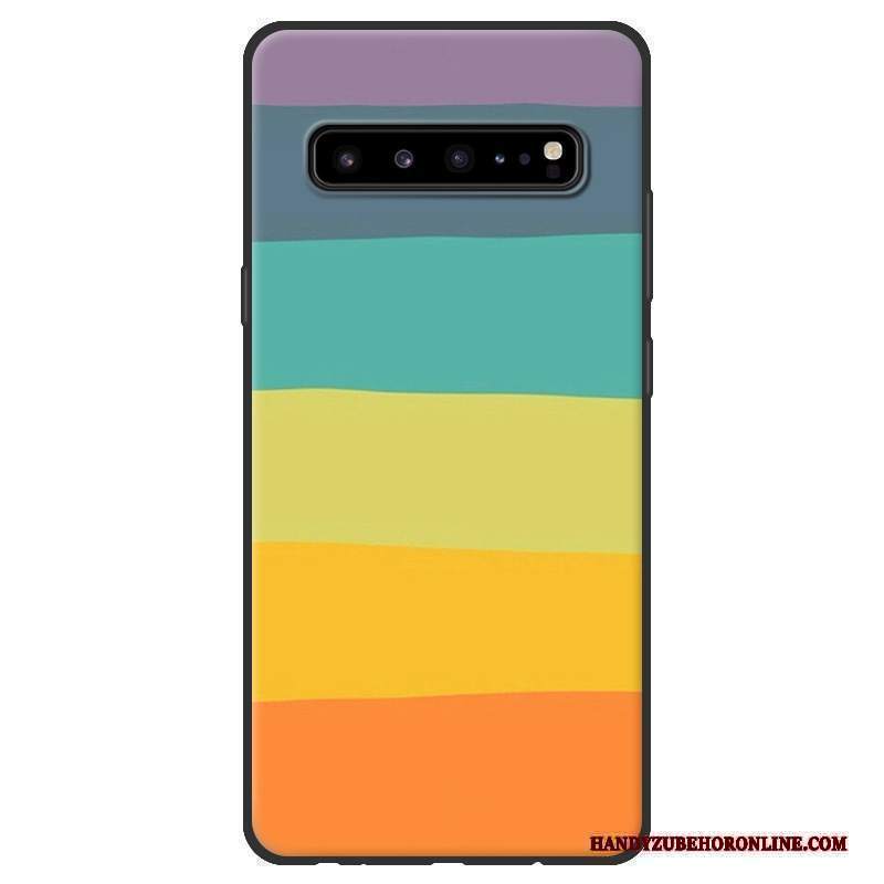 Custodia Samsung Galaxy S10 5g Protezione Macchiati Morbido, Cover Samsung Galaxy S10 5g Nerotelefono