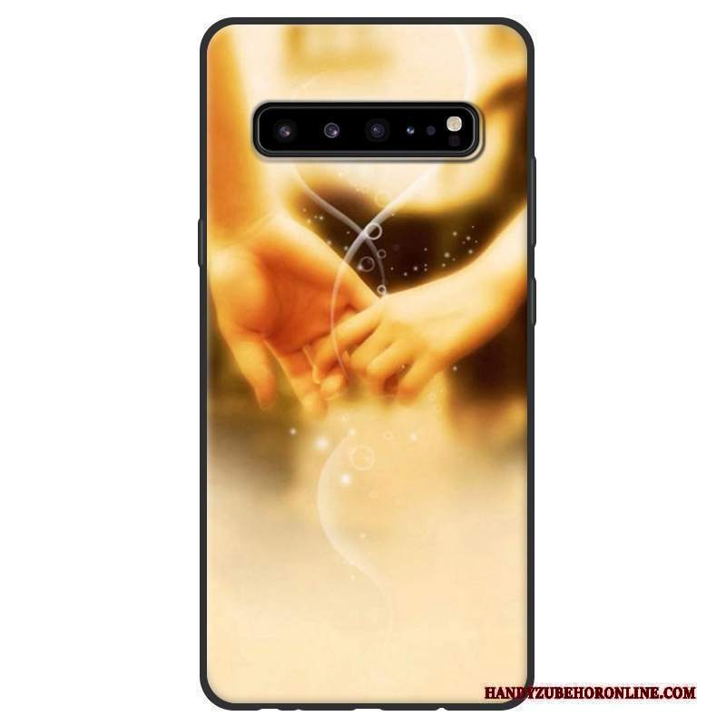 Custodia Samsung Galaxy S10 5g Protezione Macchiati Morbido, Cover Samsung Galaxy S10 5g Nerotelefono