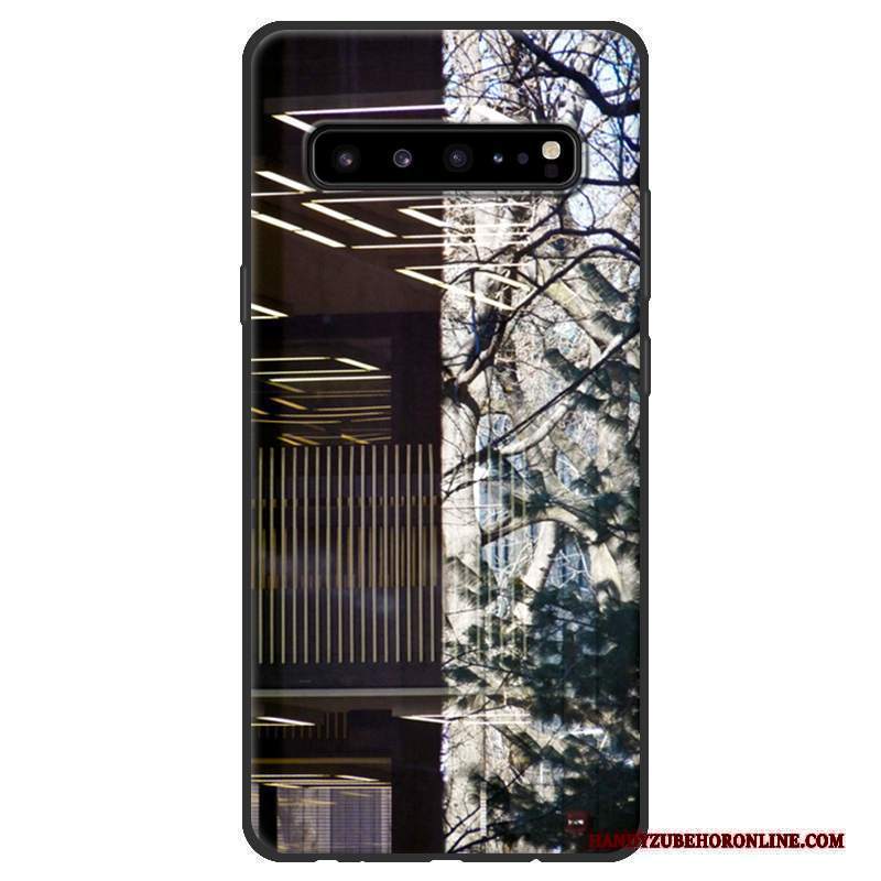 Custodia Samsung Galaxy S10 5g Protezione Macchiati Morbido, Cover Samsung Galaxy S10 5g Nerotelefono