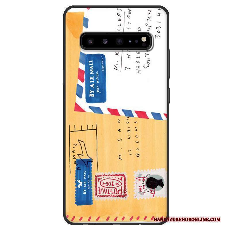 Custodia Samsung Galaxy S10 5g Protezione Macchiati Morbido, Cover Samsung Galaxy S10 5g Nerotelefono