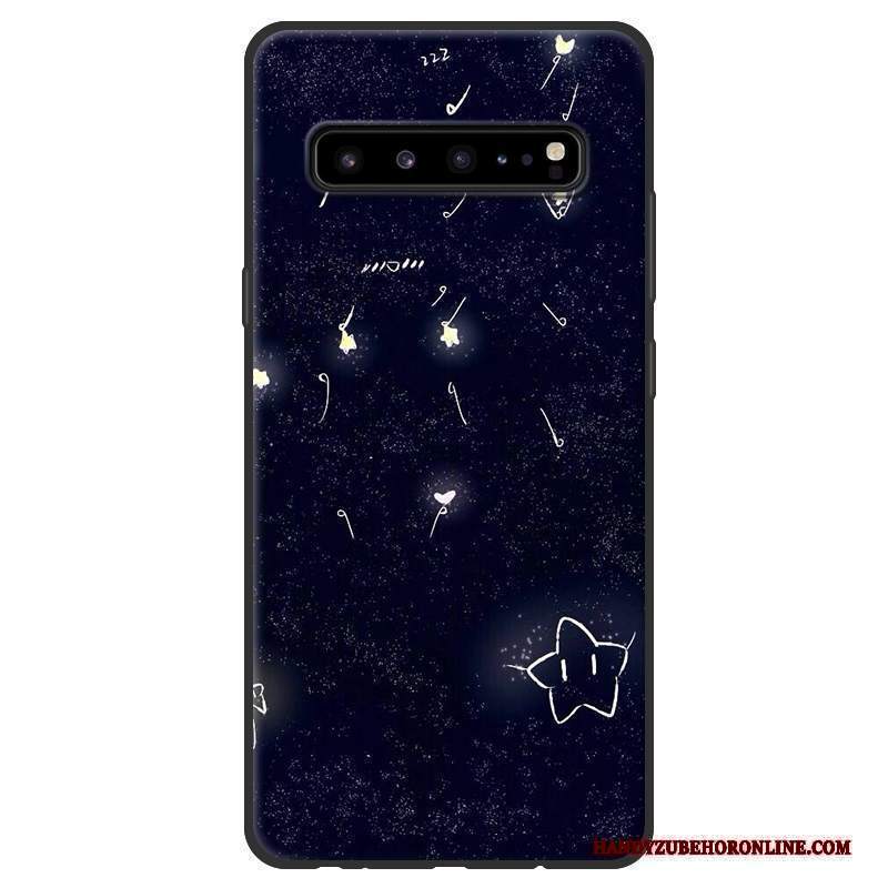 Custodia Samsung Galaxy S10 5g Protezione Macchiati Morbido, Cover Samsung Galaxy S10 5g Nerotelefono