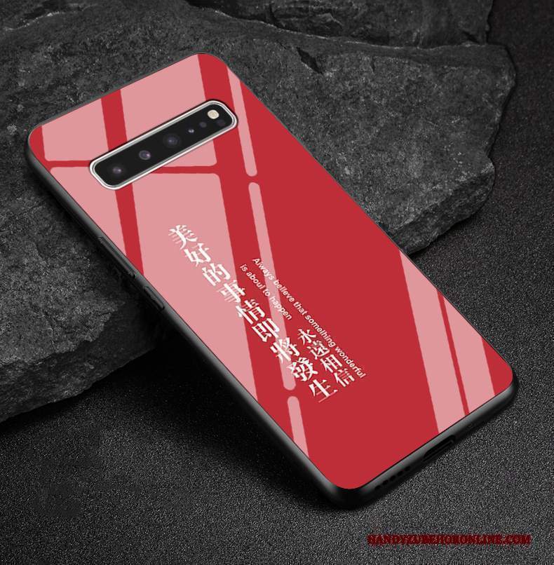 Custodia Samsung Galaxy S10 5g Protezione Ricchezza Stile Cinese, Cover Samsung Galaxy S10 5g Vetro Anti-caduta