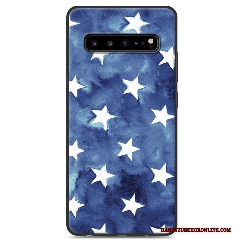 Custodia Samsung Galaxy S10 5g Silicone Grigio Nero, Cover Samsung Galaxy S10 5g Protezione Di Personalitàtelefono