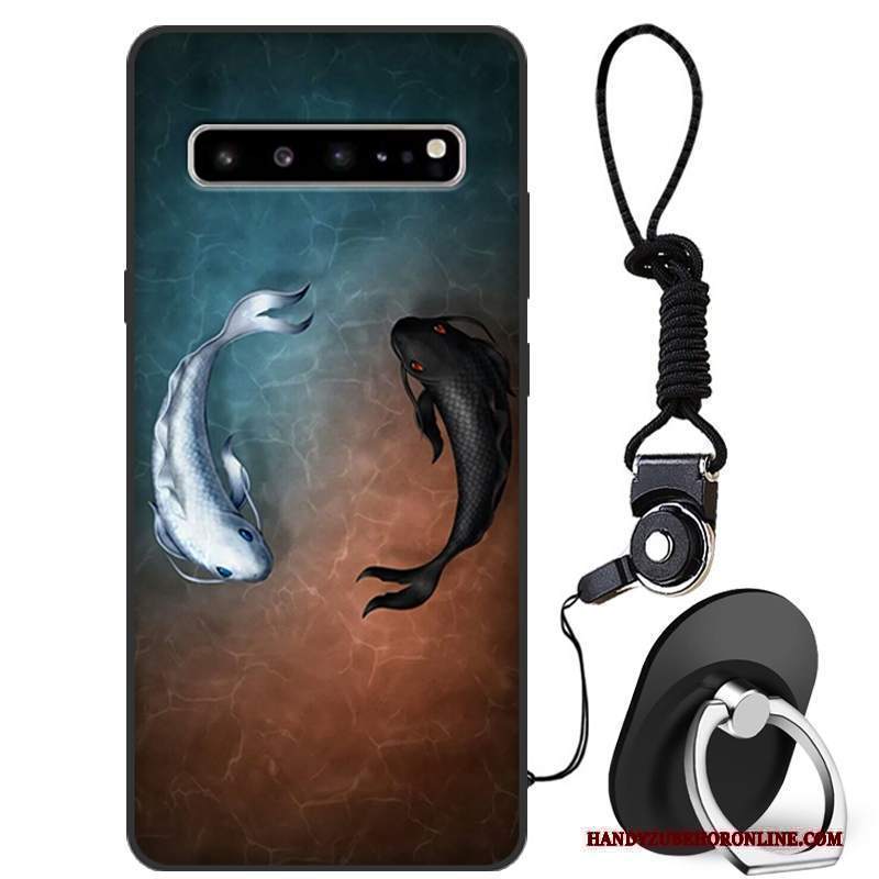 Custodia Samsung Galaxy S10 5g Silicone Rossotelefono, Cover Samsung Galaxy S10 5g Protezione Tutto Incluso Anti-caduta