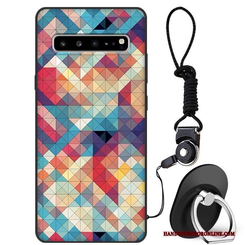 Custodia Samsung Galaxy S10 5g Silicone Rossotelefono, Cover Samsung Galaxy S10 5g Protezione Tutto Incluso Anti-caduta