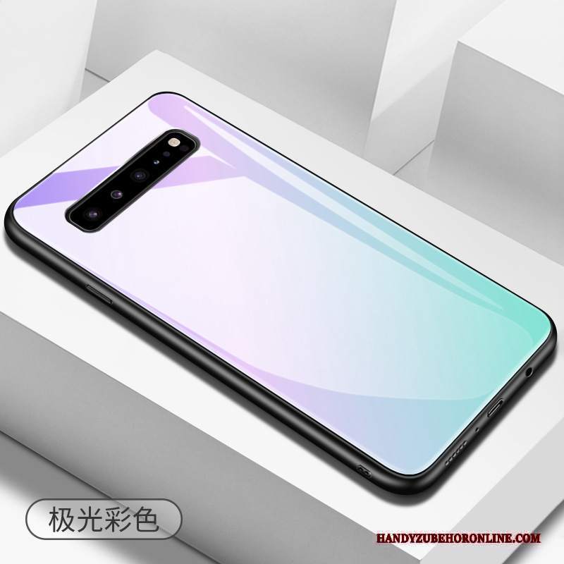 Custodia Samsung Galaxy S10 5g Telefono Puro, Cover Samsung Galaxy S10 5g Vetro Temperato Tutto Incluso