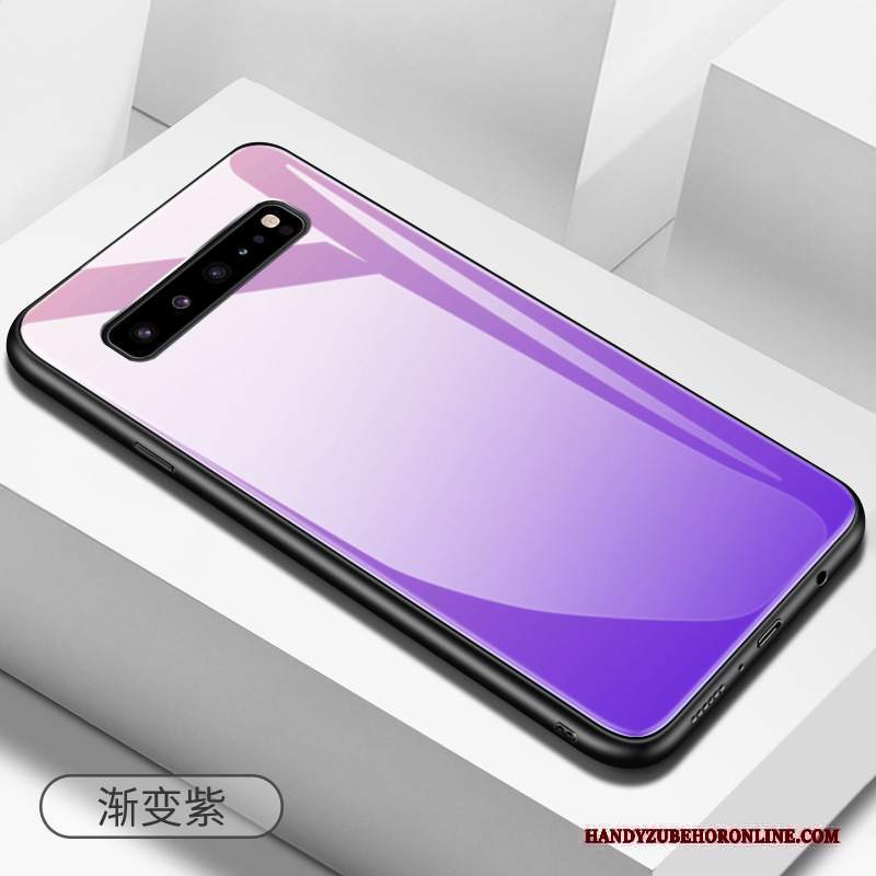 Custodia Samsung Galaxy S10 5g Telefono Puro, Cover Samsung Galaxy S10 5g Vetro Temperato Tutto Incluso