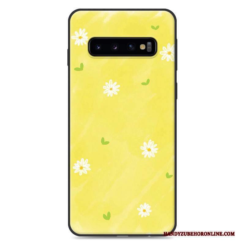 Custodia Samsung Galaxy S10+ Cartone Animato Anti-cadutatelefono, Cover Samsung Galaxy S10+ Protezione Tendenza Rosa