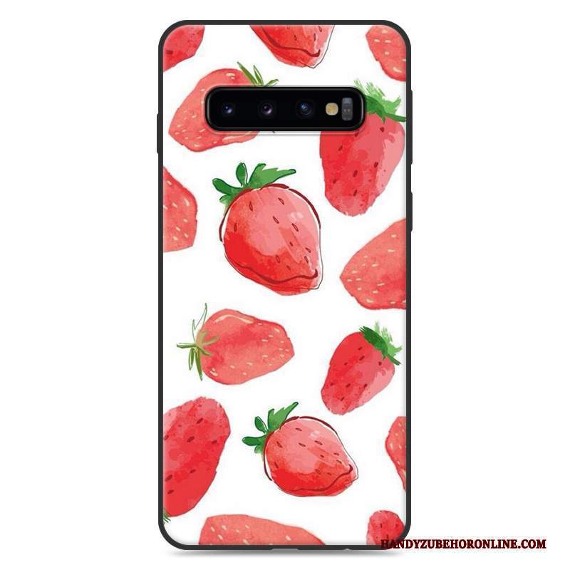 Custodia Samsung Galaxy S10+ Cartone Animato Anti-cadutatelefono, Cover Samsung Galaxy S10+ Protezione Tendenza Rosa