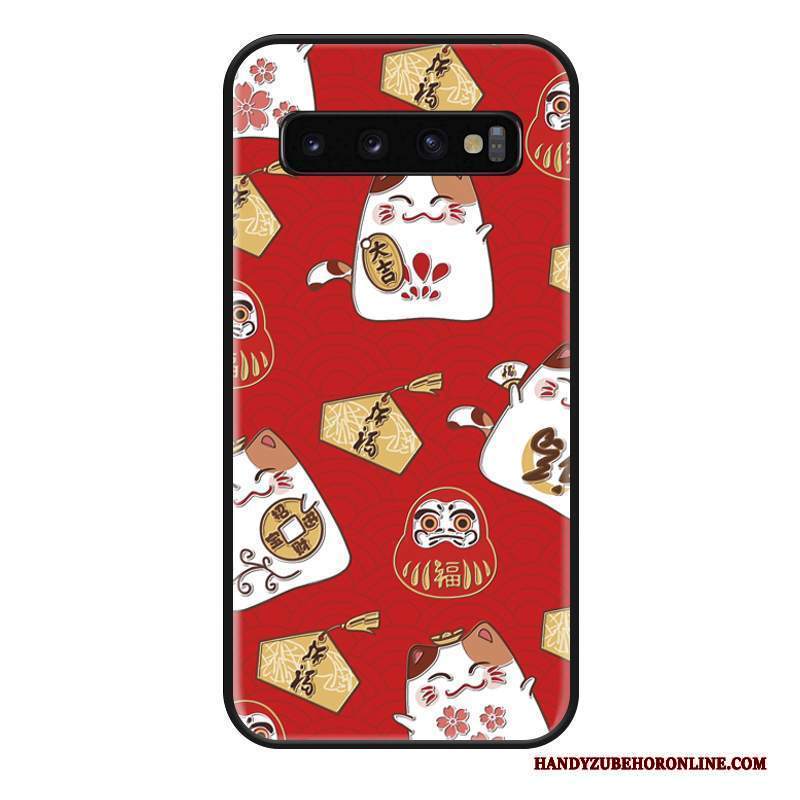 Custodia Samsung Galaxy S10 Cartone Animato Marchio Di Tendenza Ricchezza, Cover Samsung Galaxy S10 Protezione Telefono Tutto Incluso