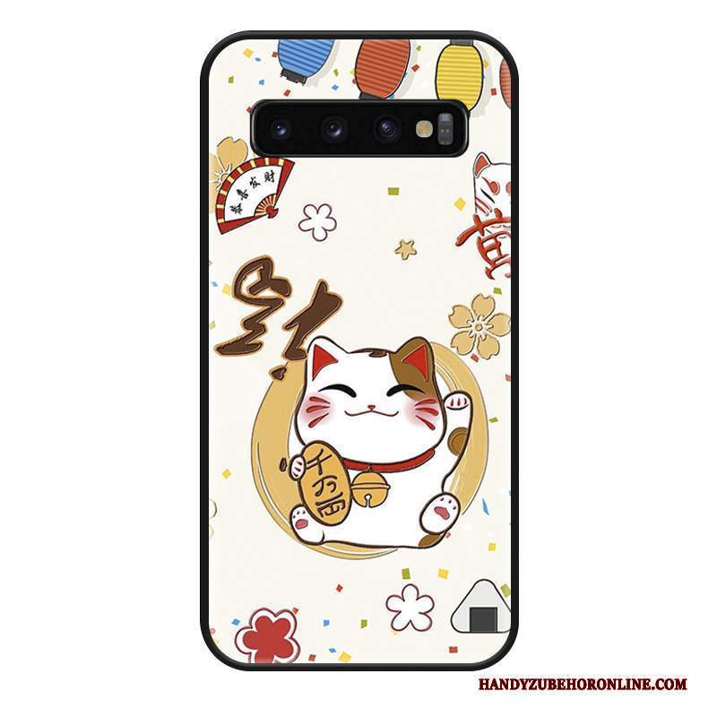 Custodia Samsung Galaxy S10 Cartone Animato Marchio Di Tendenza Ricchezza, Cover Samsung Galaxy S10 Protezione Telefono Tutto Incluso