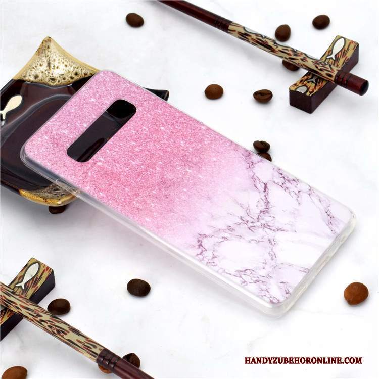 Custodia Samsung Galaxy S10 Colore Morbido Trasparente, Cover Samsung Galaxy S10 Cartone Animato Alto Sottile