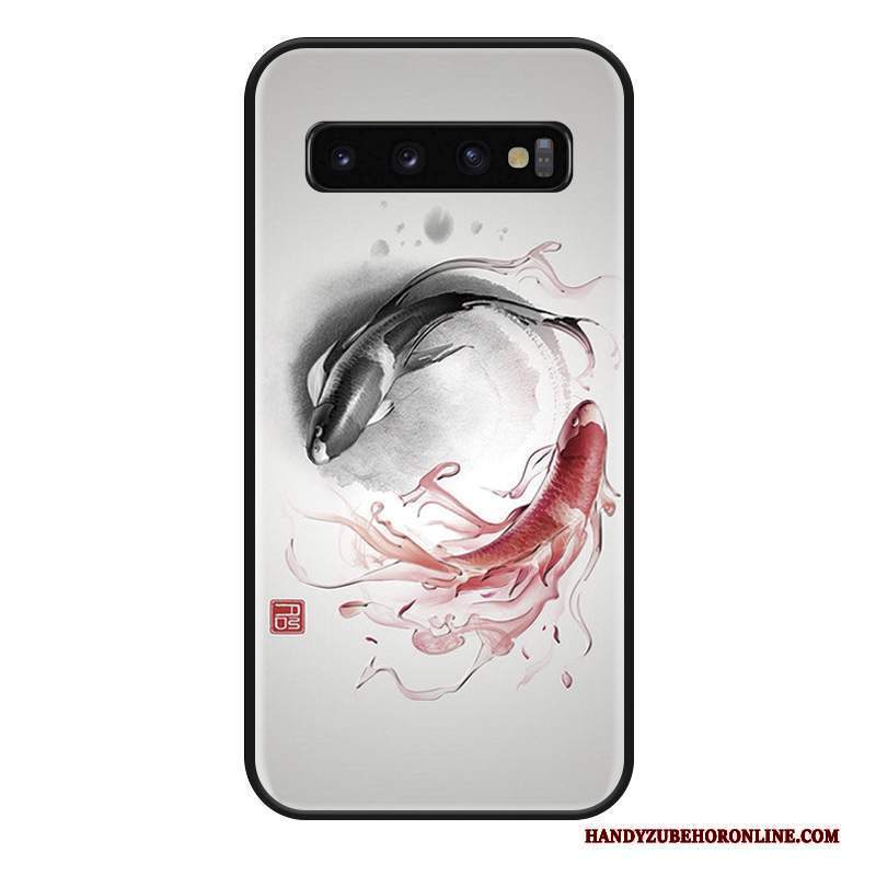 Custodia Samsung Galaxy S10 Creativo Anti-caduta Marchio Di Tendenza, Cover Samsung Galaxy S10 Moda Di Personalità Tutto Incluso