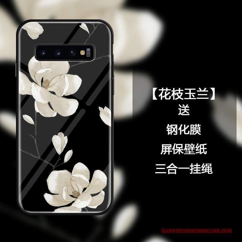 Custodia Samsung Galaxy S10 Creativo Anti-caduta Semplici, Cover Samsung Galaxy S10 Protezione Ornamenti Appesi Tutto Incluso