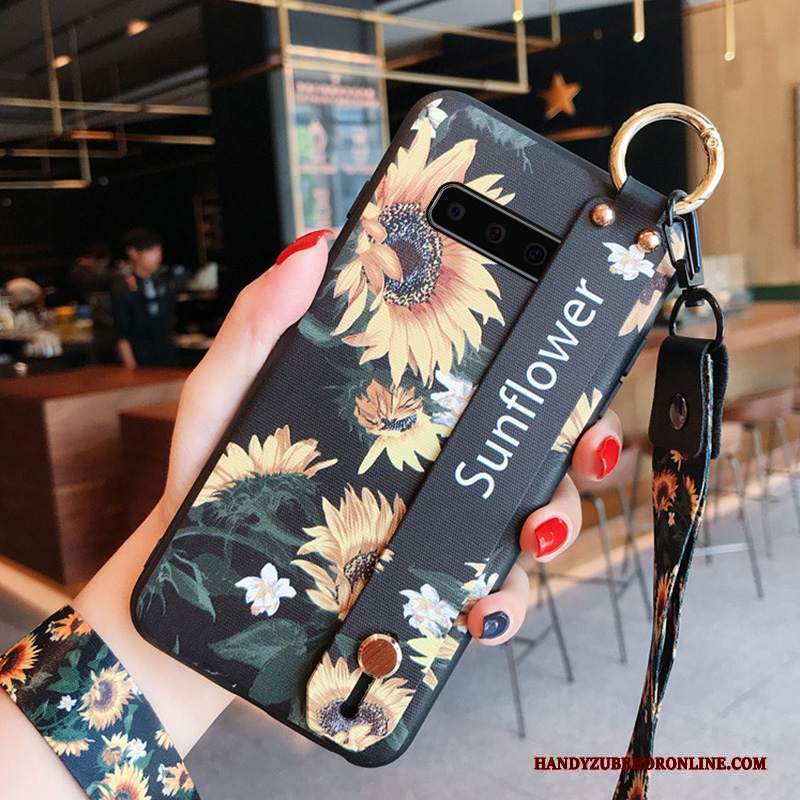 Custodia Samsung Galaxy S10 Creativo Morbido Blu, Cover Samsung Galaxy S10 Protezione Sottile Marchio Di Tendenza