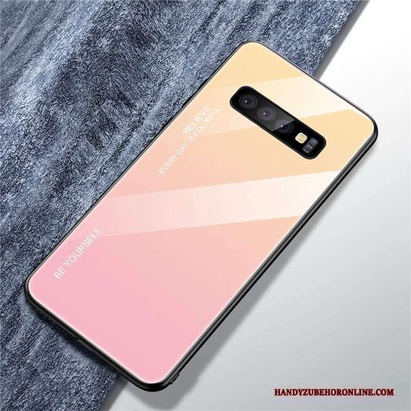 Custodia Samsung Galaxy S10+ Creativo Morbido Di Personalità, Cover Samsung Galaxy S10+ Silicone Macchiati Anti-caduta