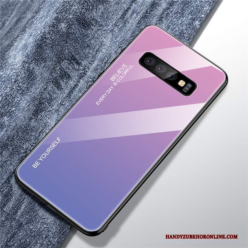 Custodia Samsung Galaxy S10+ Creativo Morbido Di Personalità, Cover Samsung Galaxy S10+ Silicone Macchiati Anti-caduta