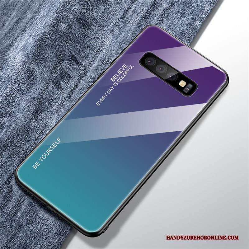 Custodia Samsung Galaxy S10+ Creativo Morbido Di Personalità, Cover Samsung Galaxy S10+ Silicone Macchiati Anti-caduta