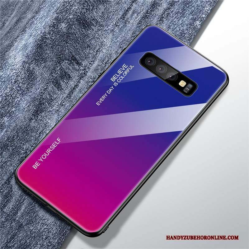 Custodia Samsung Galaxy S10+ Creativo Morbido Di Personalità, Cover Samsung Galaxy S10+ Silicone Macchiati Anti-caduta