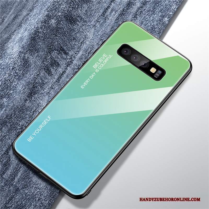 Custodia Samsung Galaxy S10+ Creativo Morbido Di Personalità, Cover Samsung Galaxy S10+ Silicone Macchiati Anti-caduta