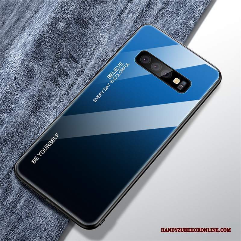 Custodia Samsung Galaxy S10+ Creativo Morbido Di Personalità, Cover Samsung Galaxy S10+ Silicone Macchiati Anti-caduta