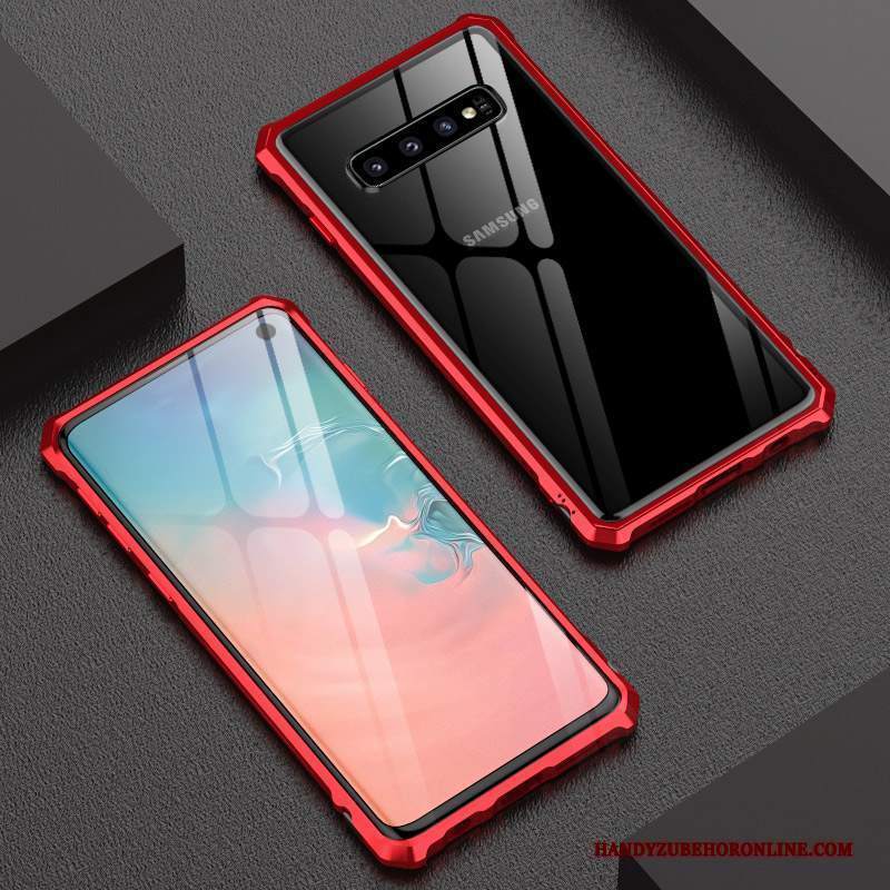 Custodia Samsung Galaxy S10+ Creativo Nuovotelefono, Cover Samsung Galaxy S10+ Protezione Telaio Net Red