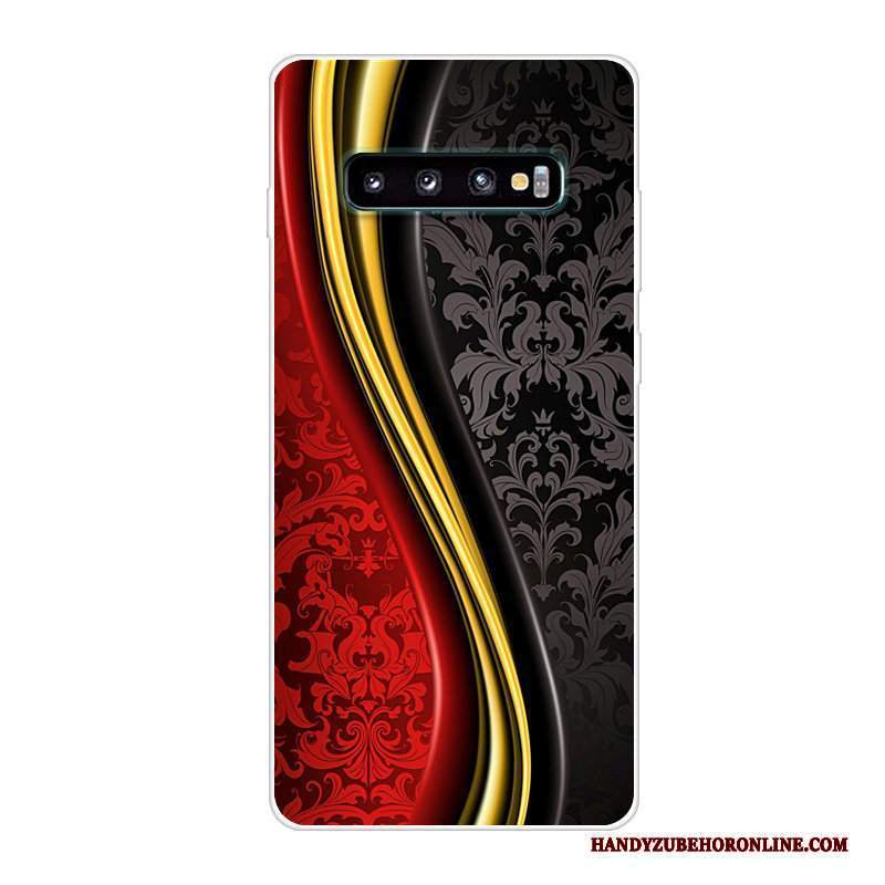 Custodia Samsung Galaxy S10 Creativo Rossotelefono, Cover Samsung Galaxy S10 Silicone Anti-caduta